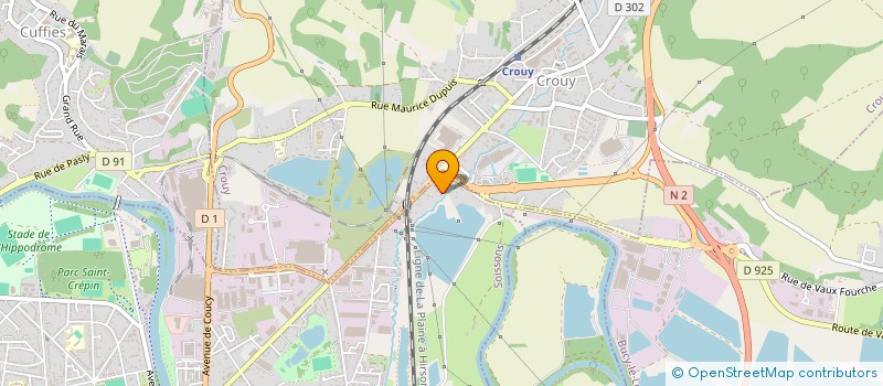 localisation de l'entreprise COMPAGNIE LES HIEROPHANTES à SOISSONS