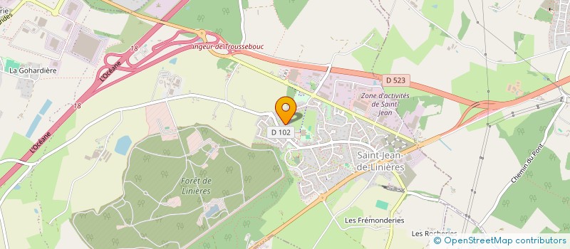 localisation de l'entreprise COMPAGNIE LES IMPROSTEURS  SAINT-LEGER-DE-LINIERES