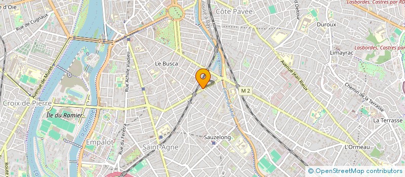 localisation de l'entreprise COMPAGNIE LES INCOMPRESSIBLES  TOULOUSE