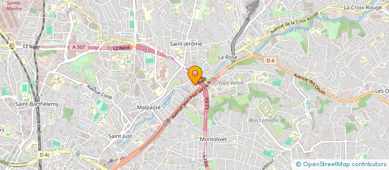 localisation de l'entreprise COMPAGNIE LES JOUEURS  MARSEILLE