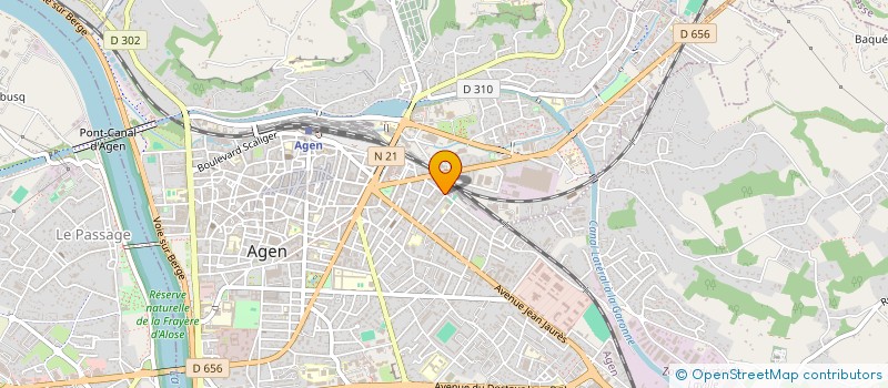 localisation de l'entreprise COMPAGNIE LES LABORANTINS  AGEN