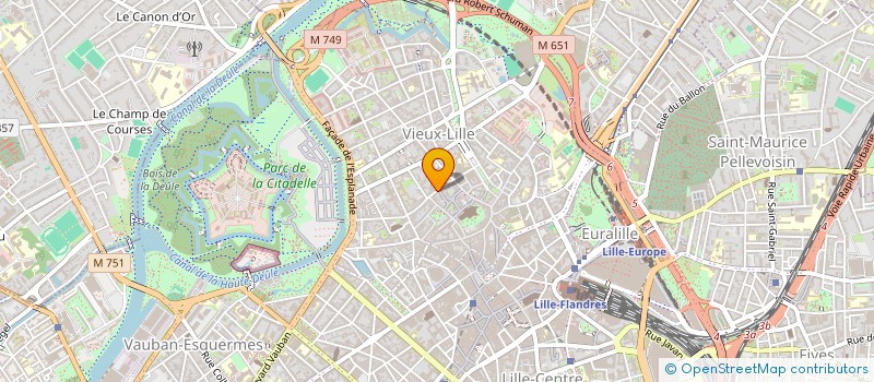 localisation de l'entreprise COMPAGNIE LES LINOTTES à LILLE