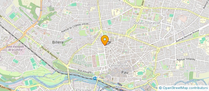 localisation de l'entreprise COMPAGNIE LES MASQUATRAPES à PAU