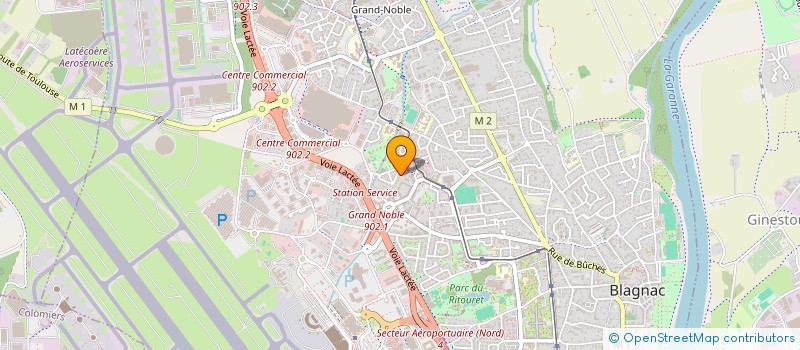 localisation de l'entreprise COMPAGNIE LES MEDUSES ME DISENT  BLAGNAC