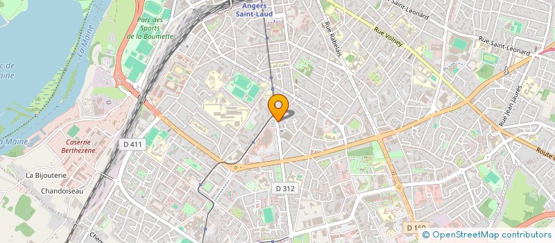 localisation de l'entreprise COMPAGNIE LES MONSTRUEUSES à ANGERS