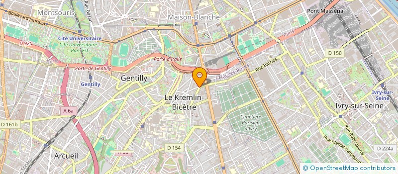 localisation de l'entreprise COMPAGNIE LES OISEAUX DE NUIT à LE KREMLIN-BICETRE