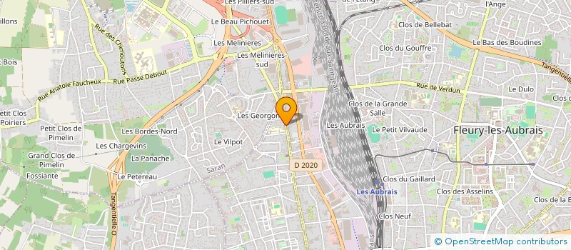 localisation de l'entreprise COMPAGNIE LES PAPILLONS NOIRS à ORLEANS