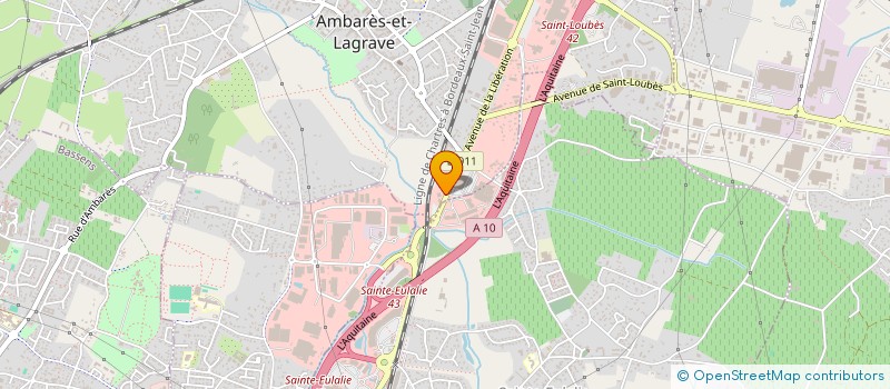 localisation de l'entreprise COMPAGNIE LES PAS D'ICI  AMBARES-ET-LAGRAVE