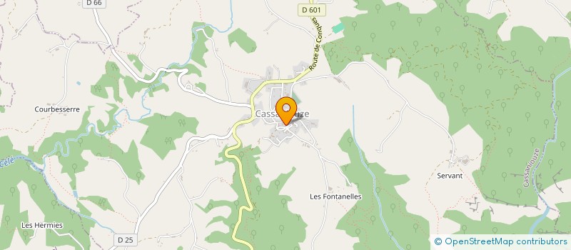 localisation de l'entreprise COMPAGNIE LES PATOCHONS à SENEZERGUES