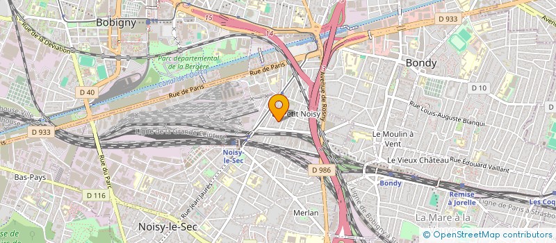 localisation de l'entreprise COMPAGNIE LES RATS DU NAVIRE (CIE LES RATS DU NAVIRE) à NOISY-LE-SEC