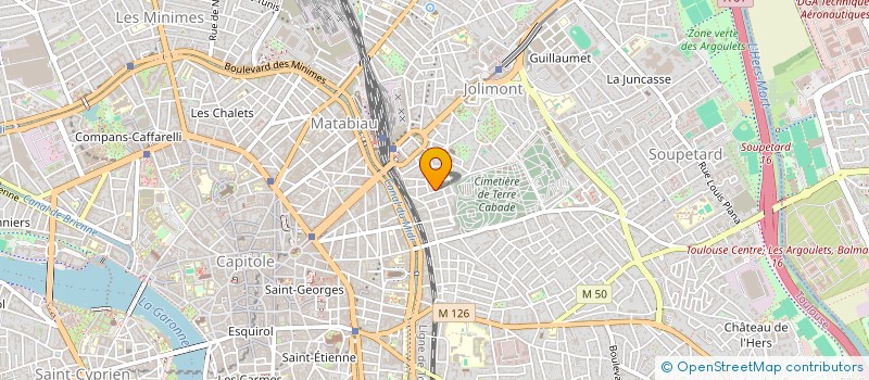 localisation de l'entreprise COMPAGNIE LES SOUPIRS HACHE(E)S à TOULOUSE
