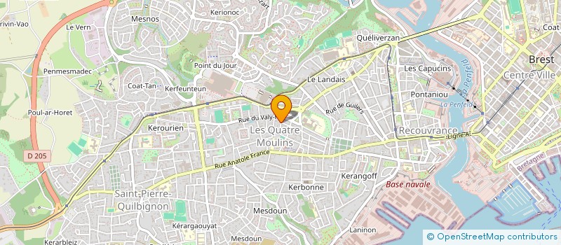 localisation de l'entreprise COMPAGNIE LES TIROIRS NOIRS à BREST