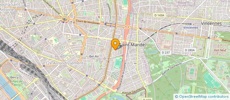 localisation de l'entreprise COMPAGNIE LES TOUPIES  PARIS