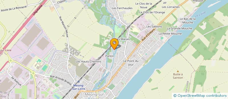 localisation de l'entreprise COMPAGNIE LES UTOPIES à MEUNG-SUR-LOIRE