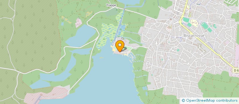 localisation de l'entreprise COMPAGNIE LES VIBRANTES  BISCARROSSE