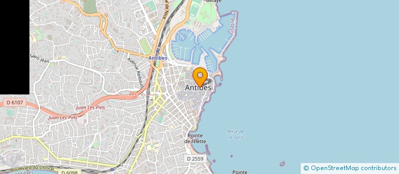 localisation de l'entreprise COMPAGNIE LES XOMILS à ANTIBES
