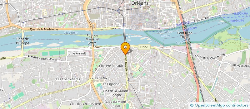 localisation de l'entreprise COMPAGNIE LES YEUX GRANDS FERMES à ORLEANS