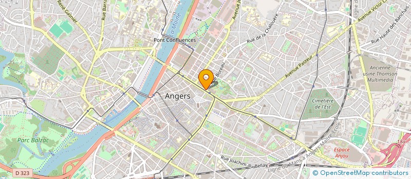 localisation de l'entreprise COMPAGNIE LES YVETTES à ANGERS