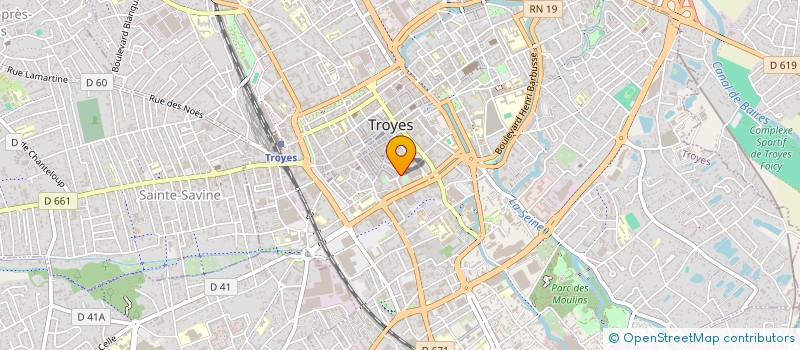 localisation de l'entreprise COMPAGNIE LES ZOOBLICS à TROYES