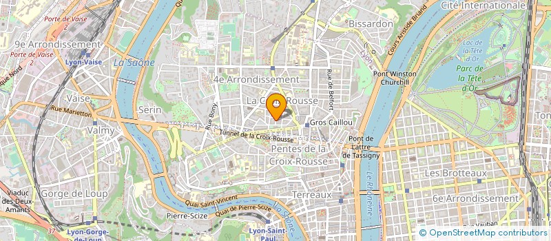 localisation de l'entreprise COMPAGNIE LHORE DANA à LYON