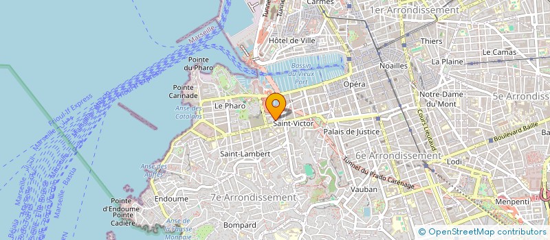 localisation de l'entreprise COMPAGNIE LIGNES SAUVAGES  MARSEILLE