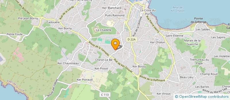 localisation de l'entreprise COMPAGNIE LIMITROPHE à L'ILE-D'YEU