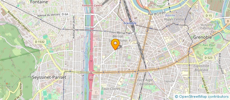 localisation de l'entreprise COMPAGNIE LITHA à GRENOBLE