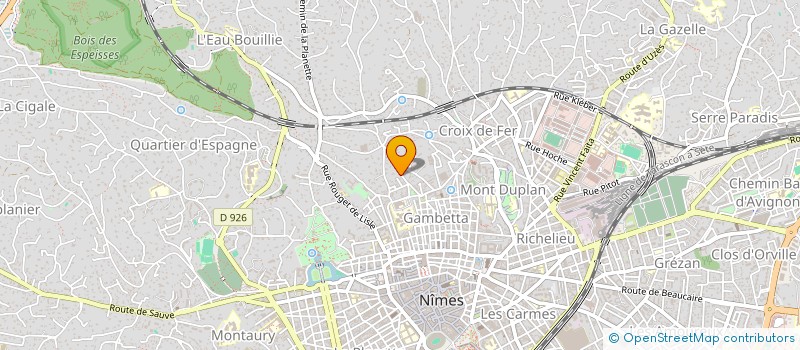 localisation de l'entreprise COMPAGNIE LOIC FLAMENG  NIMES