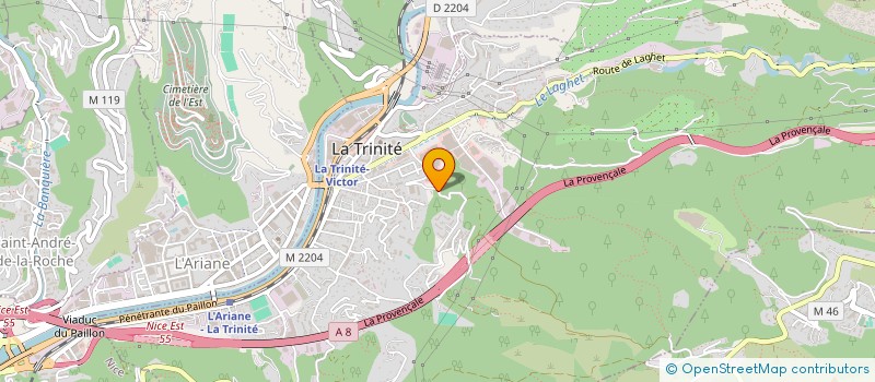 localisation de l'entreprise COMPAGNIE LOISIRS SERVICES CLS à LA TRINITE