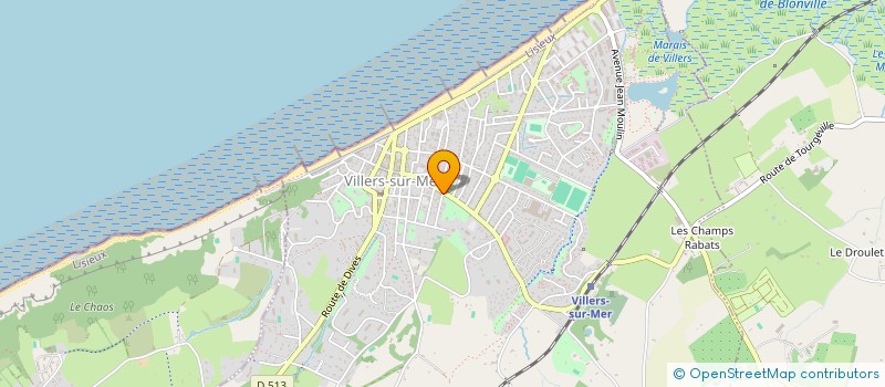 localisation de l'entreprise COMPAGNIE LONGUELOUVE  VILLERS-SUR-MER