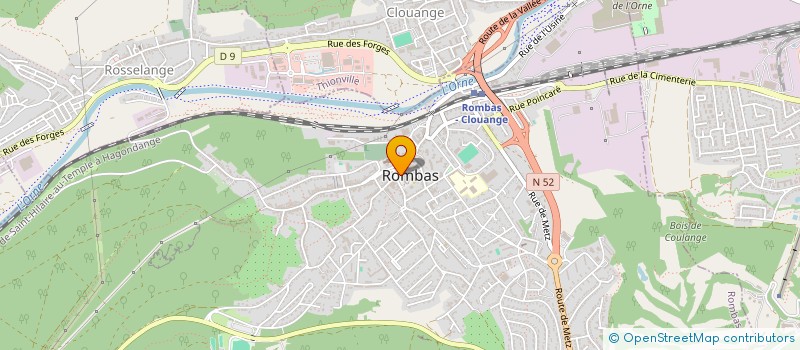 localisation de l'entreprise COMPAGNIE LORRAINE DE SECURITE DE L'INFORMATION  ROMBAS