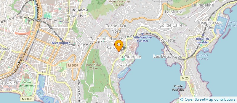 localisation de l'entreprise COMPAGNIE LORRAINE IMMOBILIERE à VILLEFRANCHE-SUR-MER