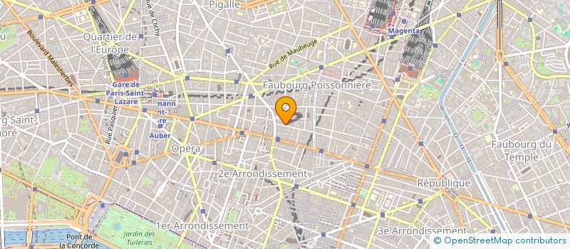 localisation de l'entreprise COMPAGNIE LTI  PARIS