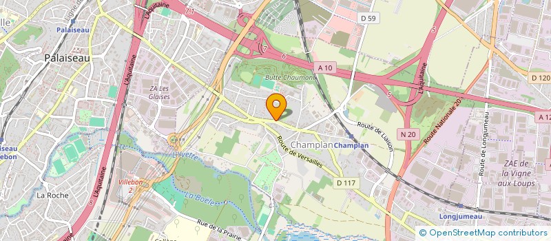 localisation de l'entreprise COMPAGNIE LUDIQUE D'IMPROVISATION CHAMPLANAISE  CHAMPLAN