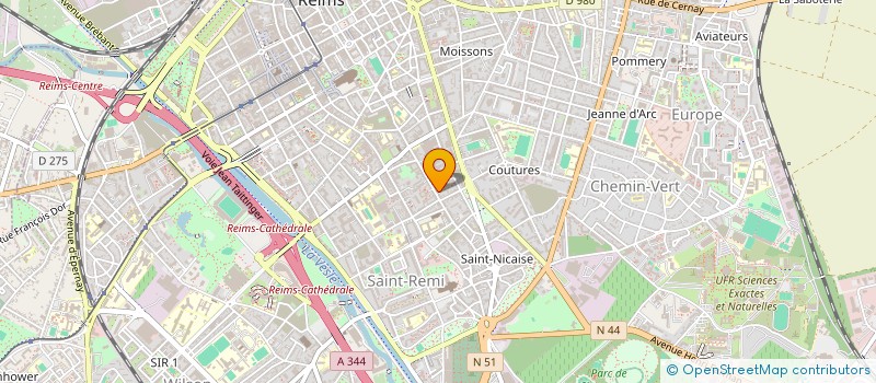 localisation de l'entreprise COMPAGNIE LUDIQUE ENIGMATIQUE  REIMS