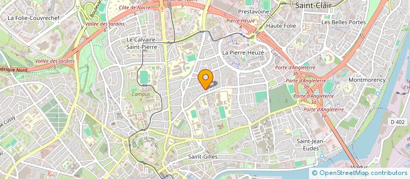 localisation de l'entreprise COMPAGNIE LUEUR à CAEN