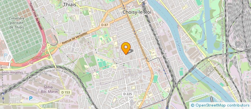 localisation de l'entreprise COMPAGNIE LUNATIK à CHOISY-LE-ROI