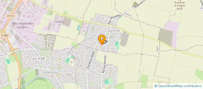 localisation de l'entreprise COMPAGNIE LUNE  CUVERVILLE