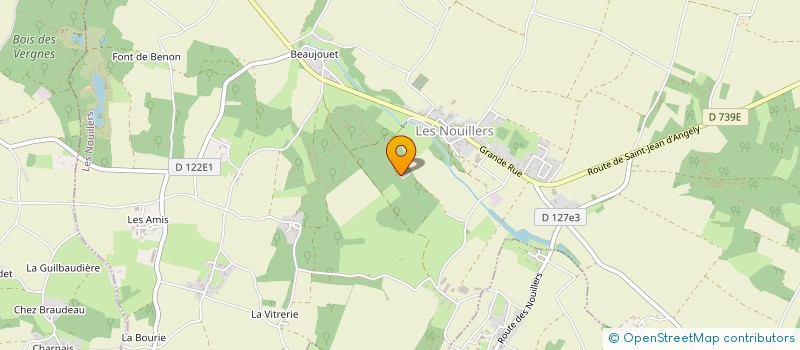 localisation de l'entreprise COMPAGNIE LUNEARIS  LES NOUILLERS