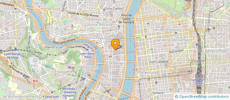 localisation de l'entreprise COMPAGNIE LYONNAISE DU BAT D'ARGENT à LYON