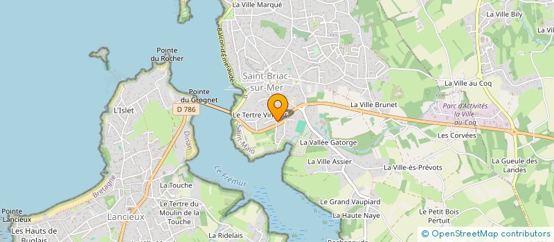 localisation de l'entreprise COMPAGNIE LYRIQUE EMERAUDE (C.L.E.)  PLEURTUIT