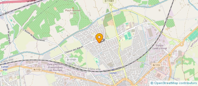 localisation de l'entreprise COMPAGNIE LYRIQUE LOUISE RETTICH  LUNEL