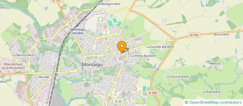 localisation de l'entreprise COMPAGNIE M.L.M. à MONTAIGU-VENDEE