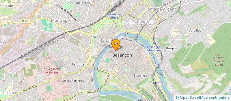 localisation de l'entreprise COMPAGNIE MAAWA  BESANCON