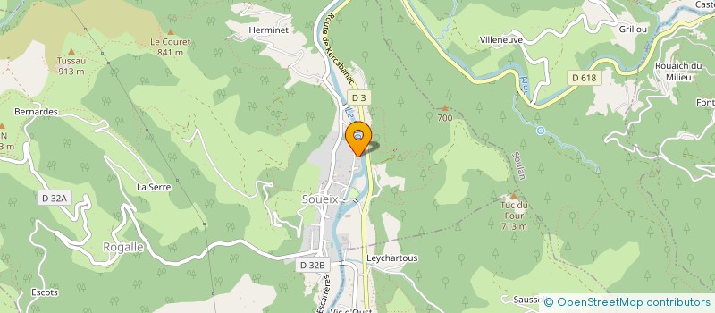 localisation de l'entreprise COMPAGNIE MADELEINE à SOUEIX-ROGALLE