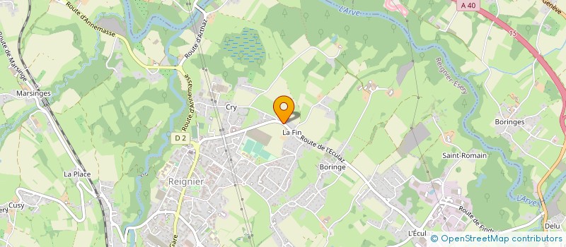 localisation de l'entreprise COMPAGNIE MAKADAM KANIBAL à REIGNIER-ESERY