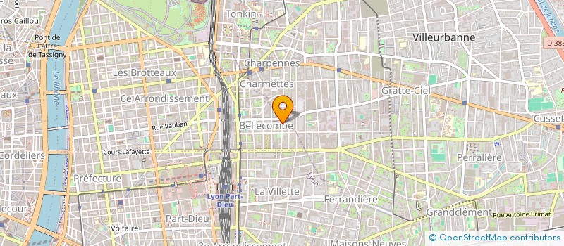 localisation de l'entreprise COMPAGNIE MARA à LYON