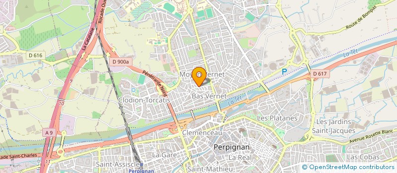 localisation de l'entreprise COMPAGNIE MARIBEL  PERPIGNAN
