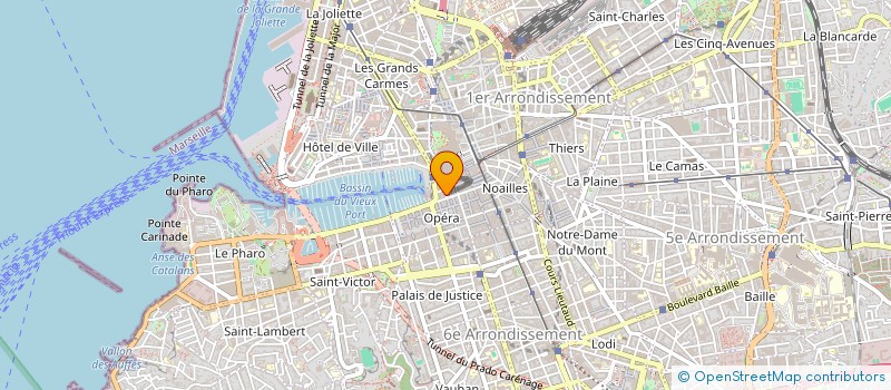localisation de l'entreprise COMPAGNIE MARITIME CHAMBON à MARSEILLE