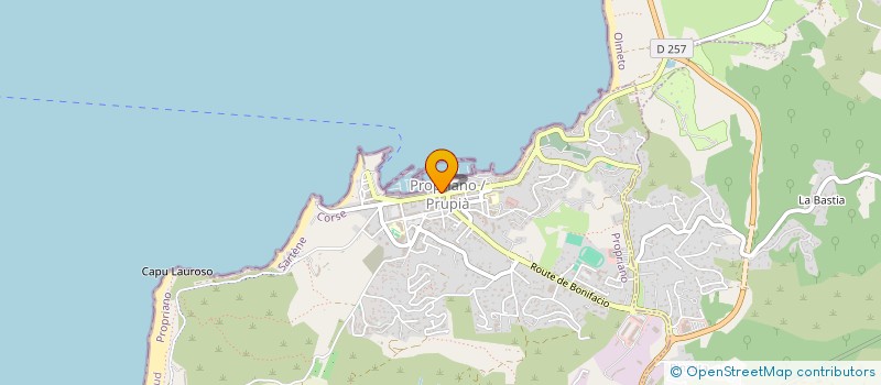 localisation de l'entreprise COMPAGNIE MARITIME PROPRIANO VALINCO à PROPRIANO